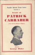 Cover of Trial of Patrick Carraher: Twice Tried for Murder in Glasgow (with Jacket)