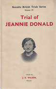 Cover of Trial of Jeannie Donald  (with Jacket)