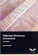 Cover of Witherbys Dictionary of Insurance