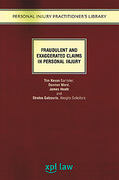 Cover of Fraudulent and Exaggerated Claims in Personal Injury